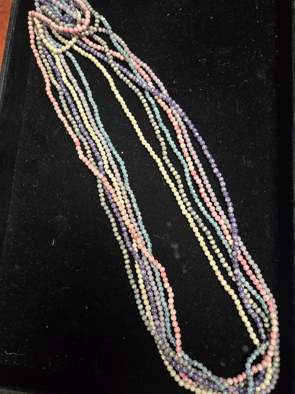 Multicolor Pastel Agate Layered Bead Necklaces - Women Jewelry